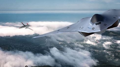 Collins Aeorspace ileri seviye taktik hava gücü konsept görsel