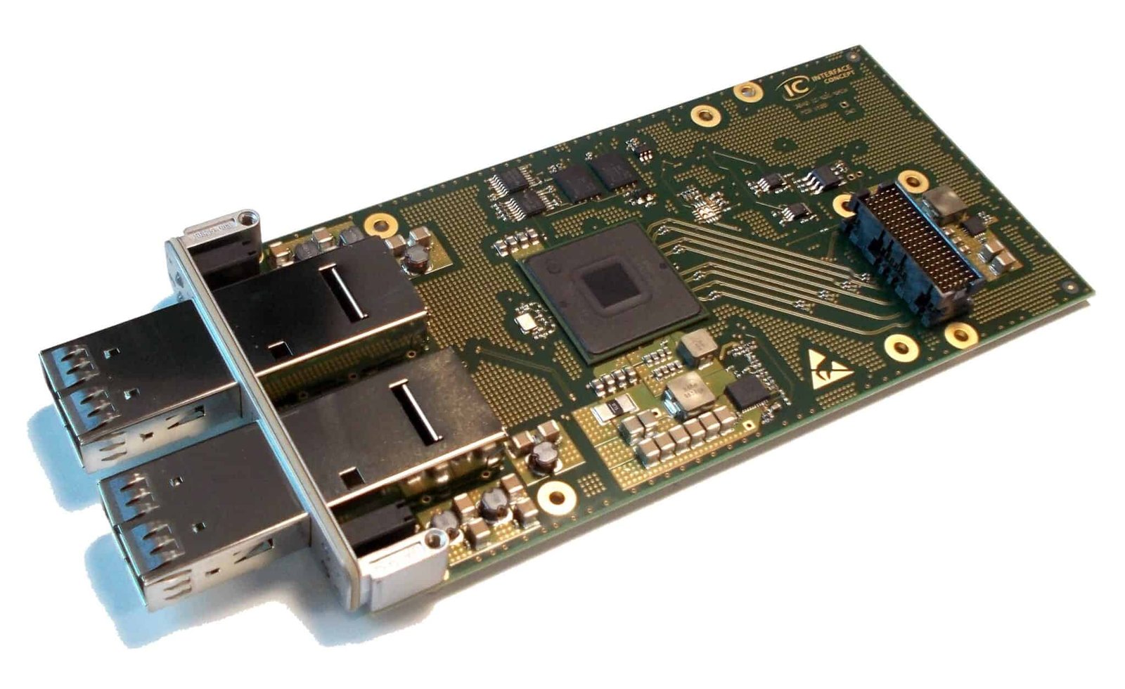 Interface Concept IC-XGE-XMCa yüksek hızlı XMC ethernet adaptör kartı, 10G/40G ağ bağlantısı