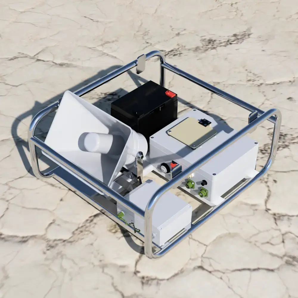 TTS tarafından geliştirilen canlı atış eğitimleri için ses efekt simülatörü, askeri ve kolluk kuvvetleri için