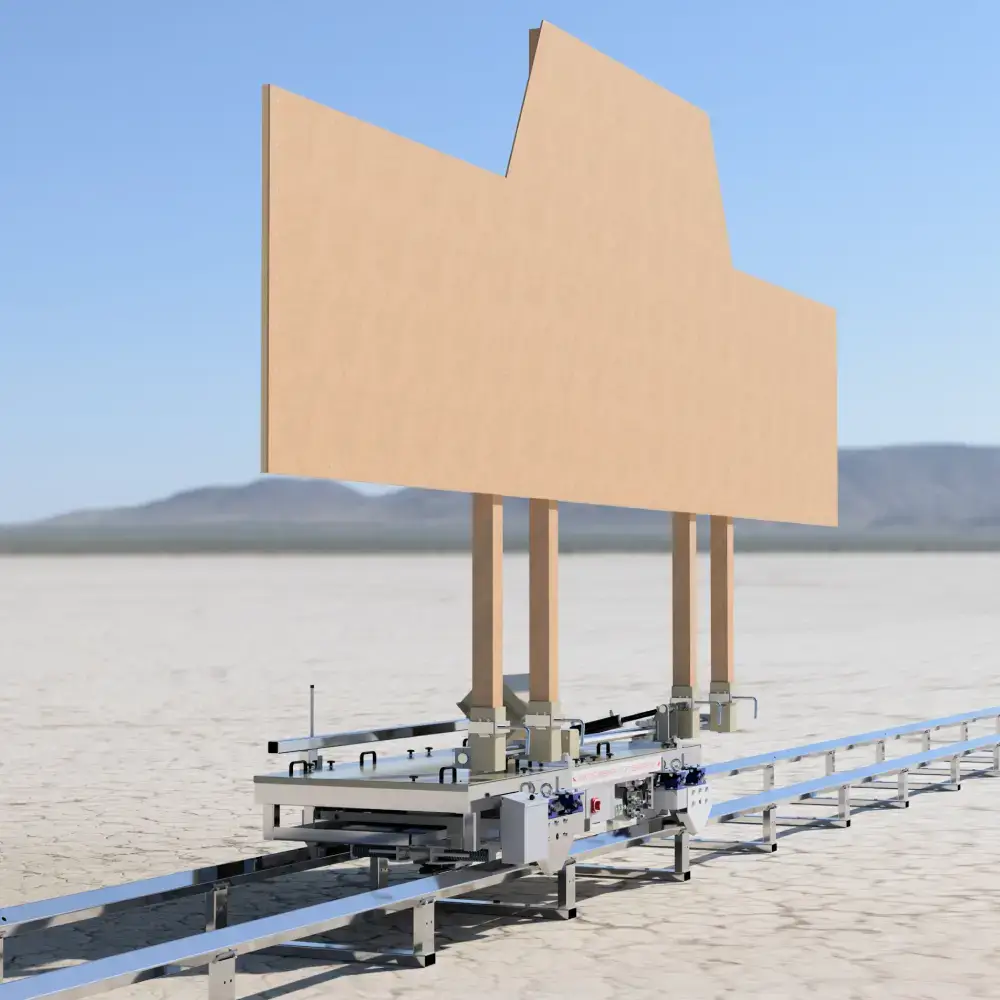 TTS hareketli zırhlı hedef sistemi, çöl koşullarında tank ve ağır silah atış eğitimleri için atış