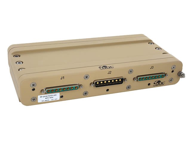 PDC yüksek güvenilirlikli askeri güç dağıtım modülü çoklu konnektör MIL-STD uyumlu elektronik muhafaza