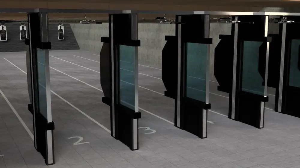 TTS modüler atış kabinleri, kapalı atış poligonlarında askeri ve kolluk kuvvetleri için ergonomik canlı atış