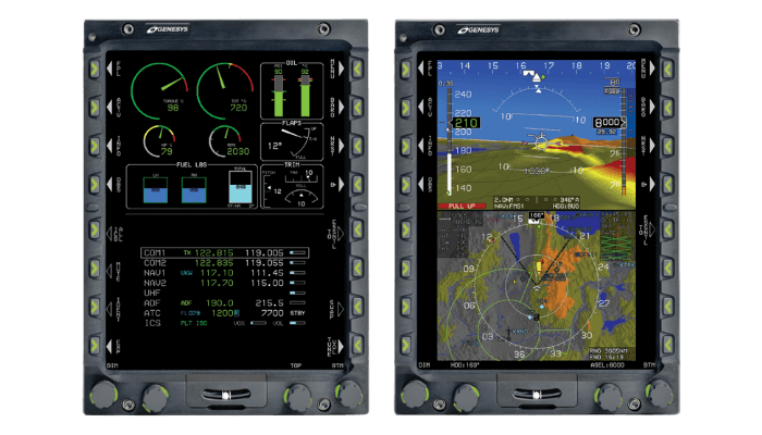 MOOG Genesys aviyonik ekran sistemi, askeri ve sivil hava araçları için gelişmş uçuş ve görev bilgisayarı