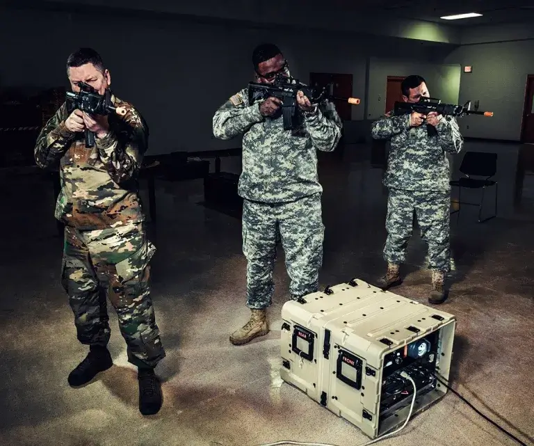 Laser Shot Mobile Marksmanship Training Simulator ile askerî personel atış eğitimi