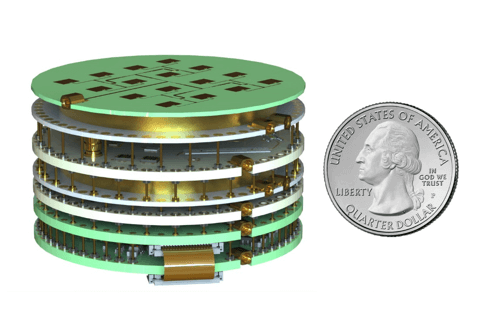 Mercury Systems çok katmanlı yuvarlak RF/mikrodalga devre modülü