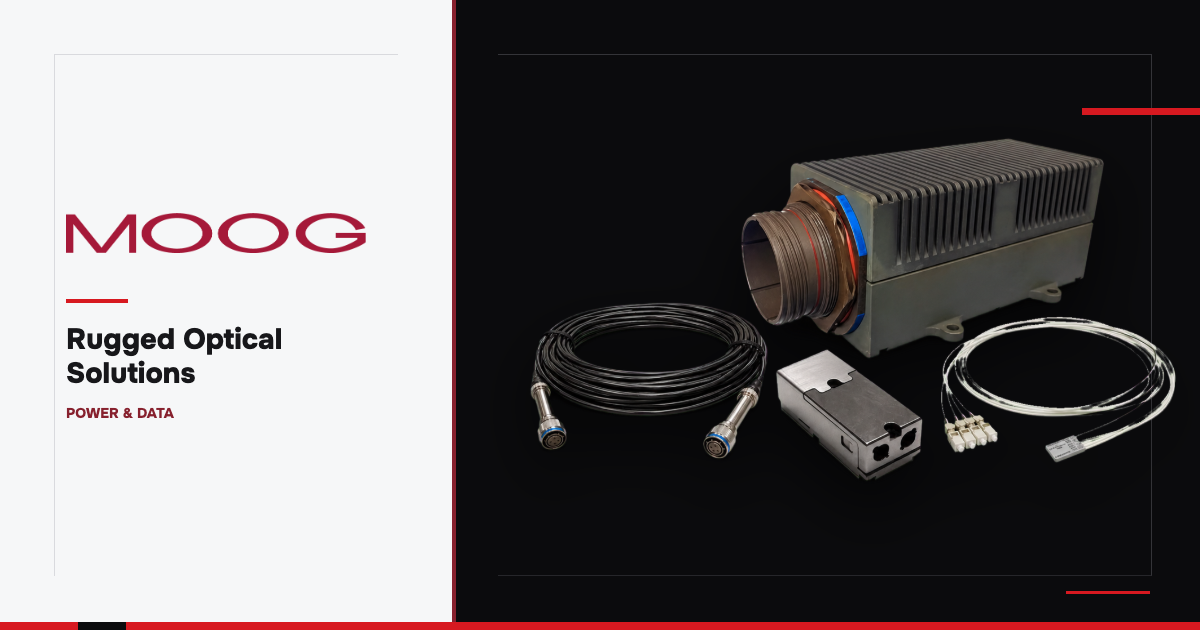 MOOG Rugged Optical Solutions fiber optik network ürün portföyü