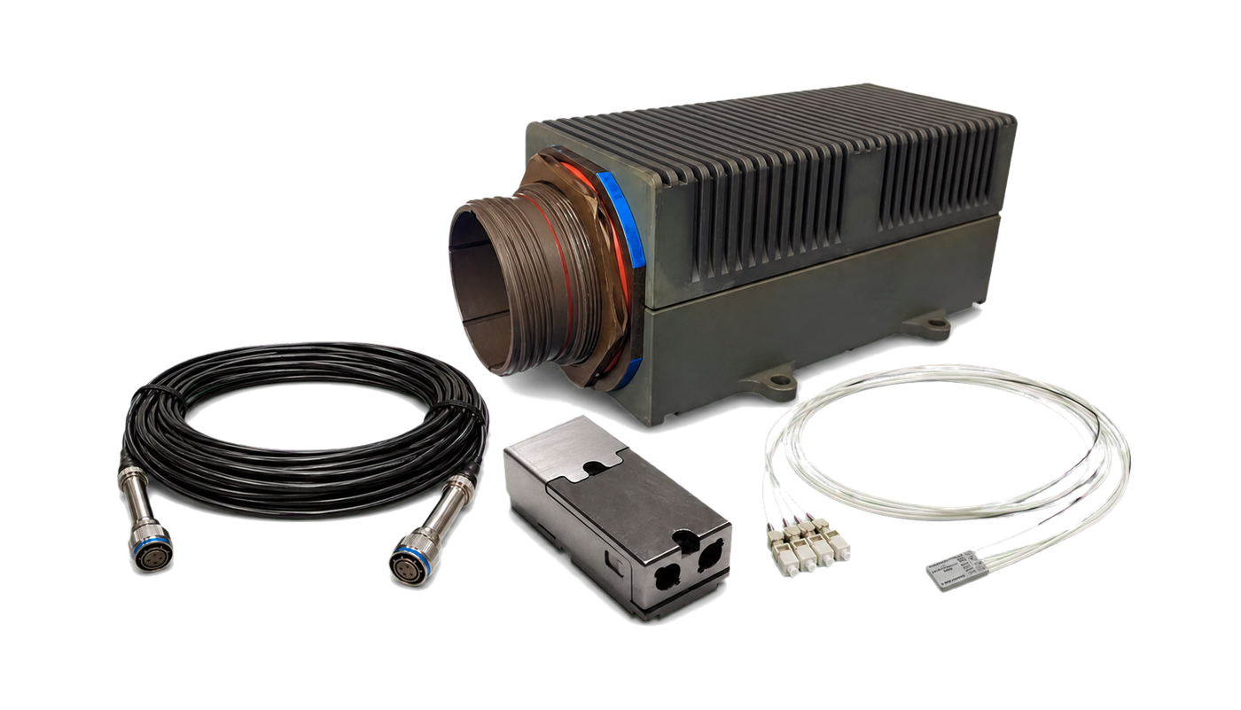 MOOG Rugged Optical Solutions transceiver, Ethernet switch, fiber kablo ve optik dağıtım ürün ailesi