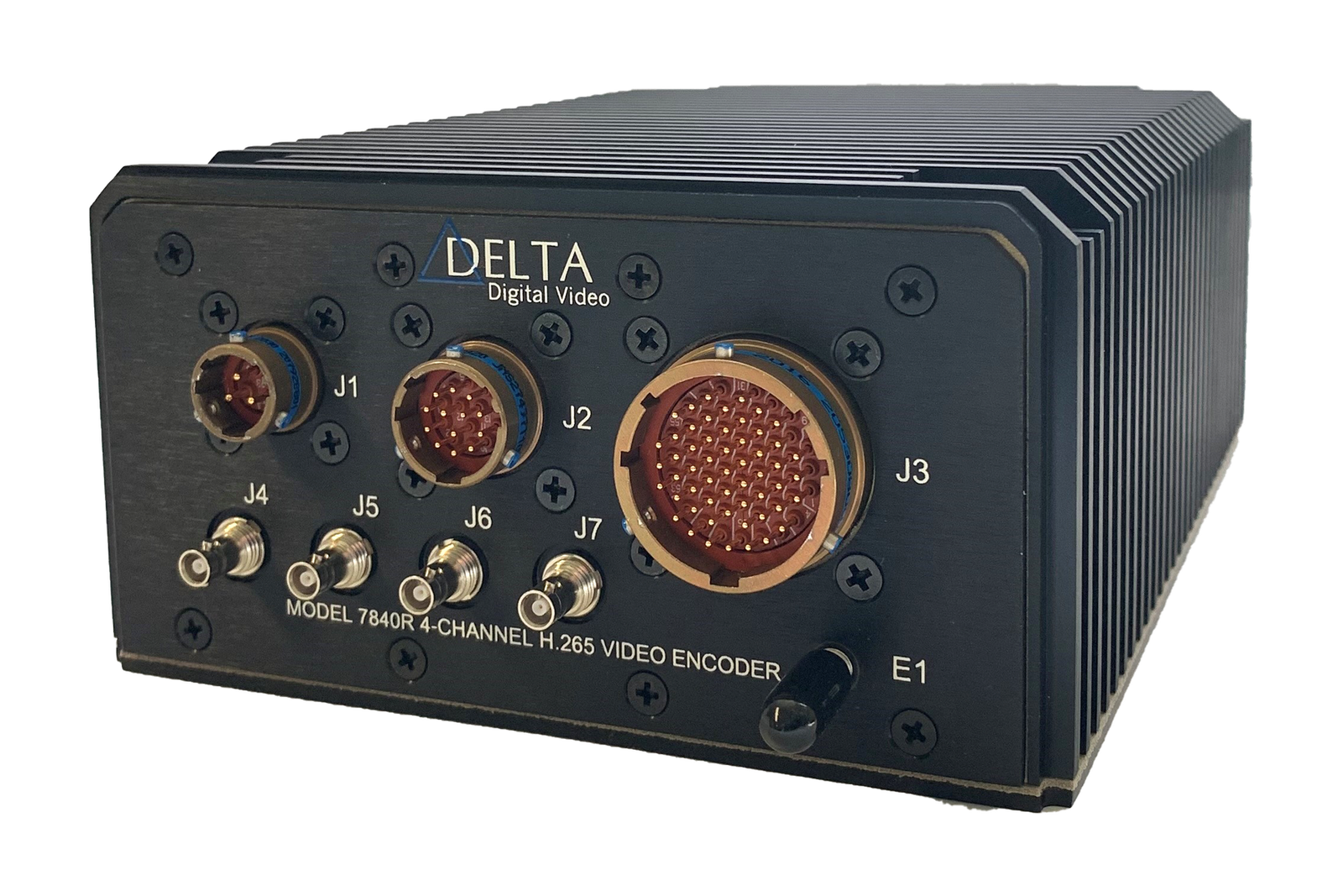 Delta Digital Video 7840R dört kanallı sağlamlaştırılmış H.265 video kodlayıcı